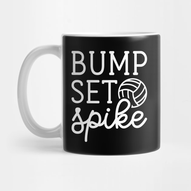 Bump Set Spike Volleyball Girls Boys Cute Funny by GlimmerDesigns